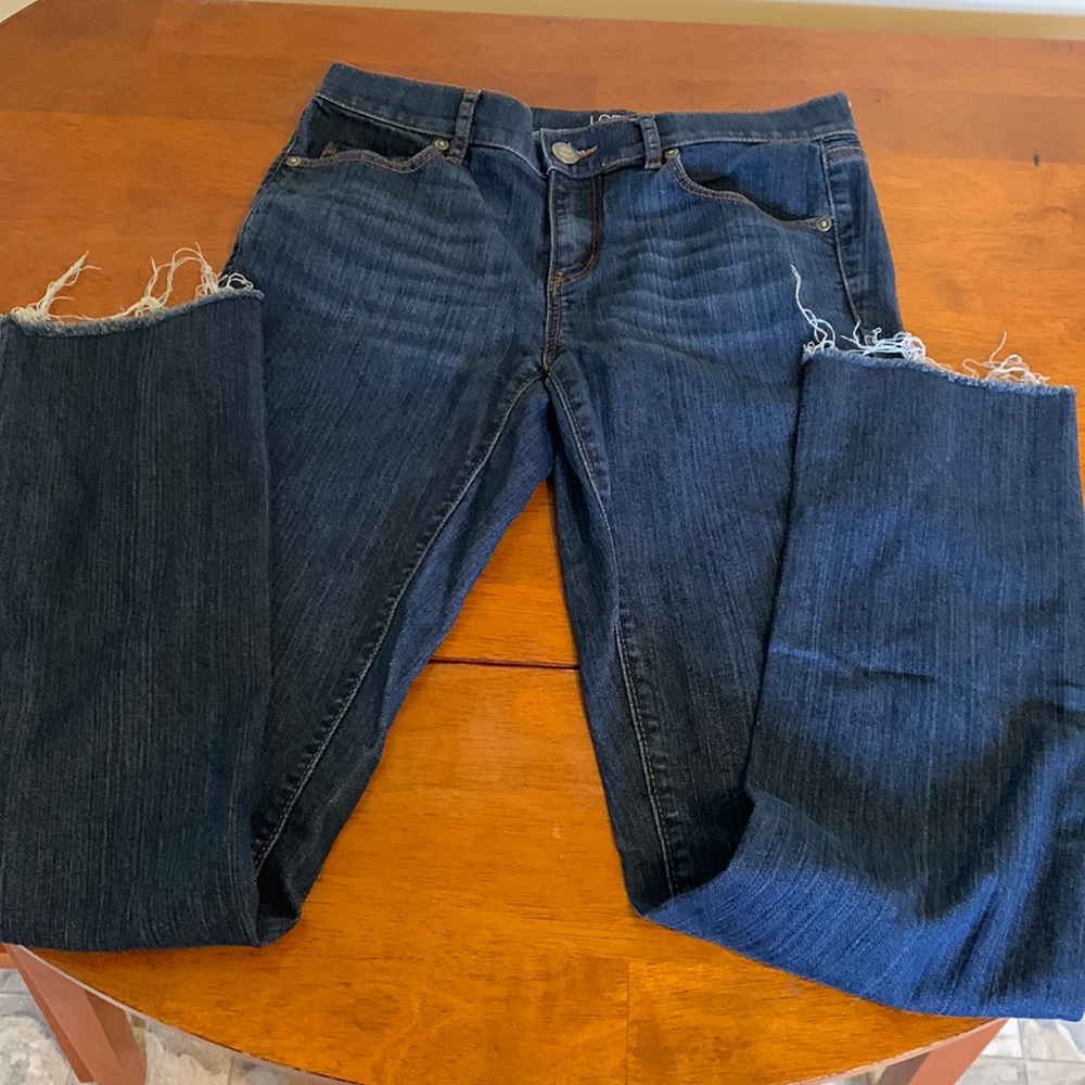 Loft outlet size 2 original straight jean